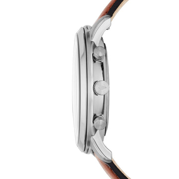 Fossil Neutra Chronograph Brown Leather Men's Watch - FS5453 | Time Watch Specialists